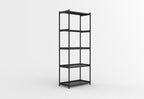 Tall Shelf with Metal Shelves